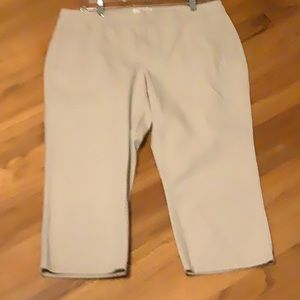 Coldwater Creek cotton capris